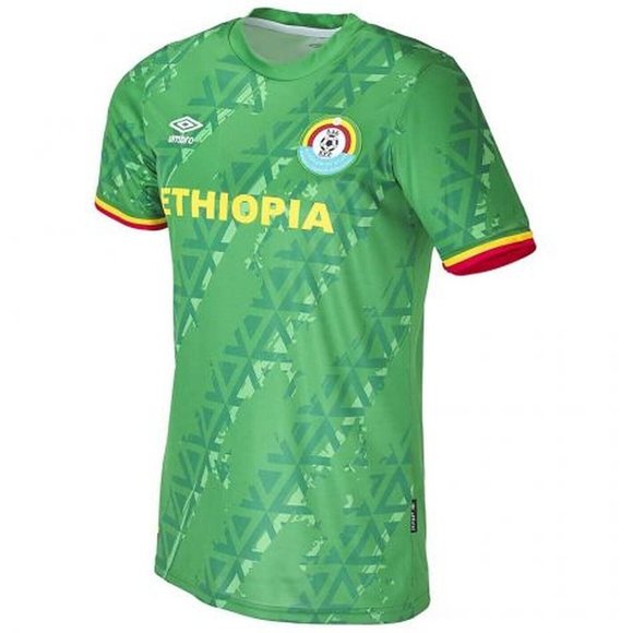 Umbro Men's Ethiopia Home Soccer Jersey 2021 - Picture 1 of 5